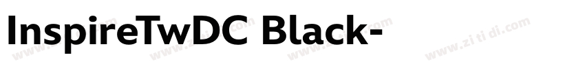 InspireTwDC Black字体转换